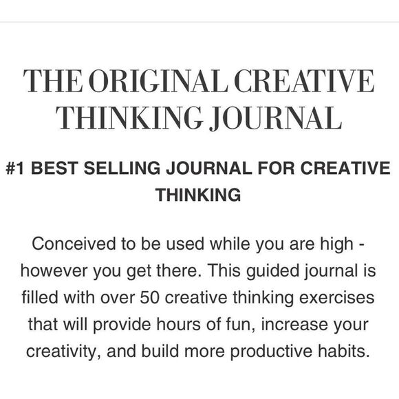 #1 BEST SELLING JOURNAL FOR CREATIVE THINKING By Pilgrim Soul - Picture 3 of 9